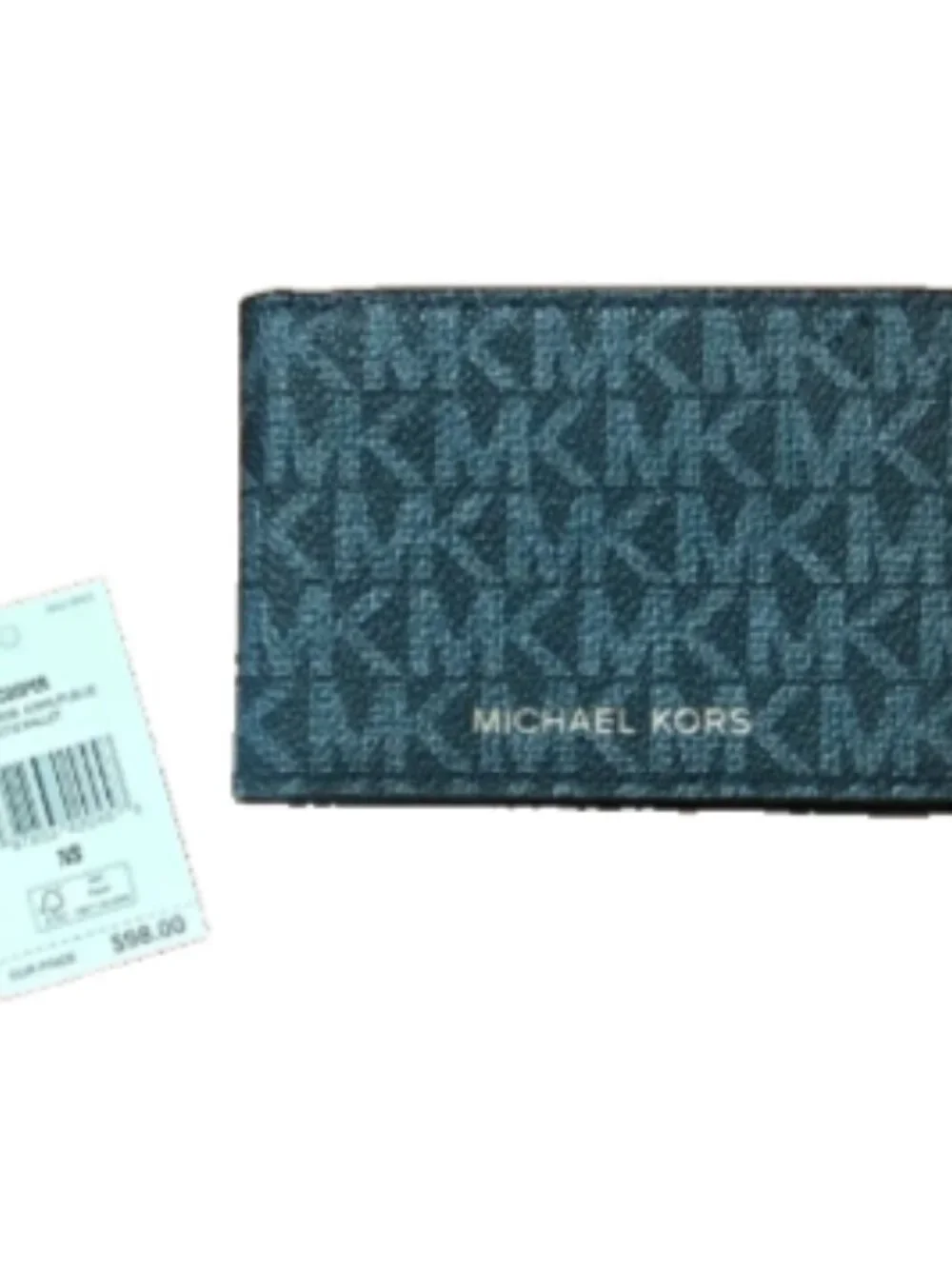 Michael Kors Cooper Compact ID Wallet in Admiral Blue